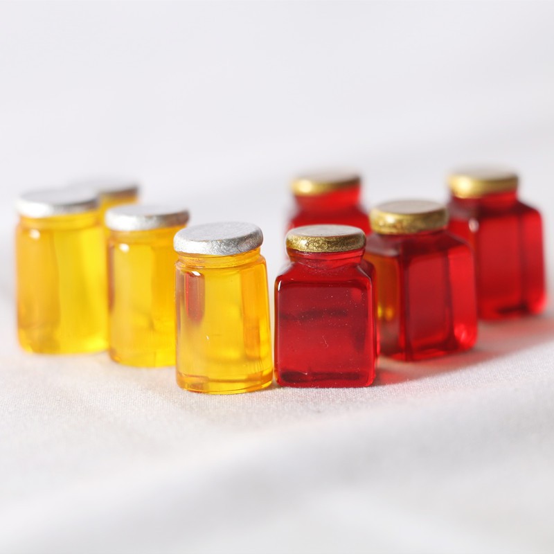 10 ชิ้นจำลองแยมสตรอเบอร์รี่เรซ - Resin Art Bottle บทวิจารณ์และราคา
