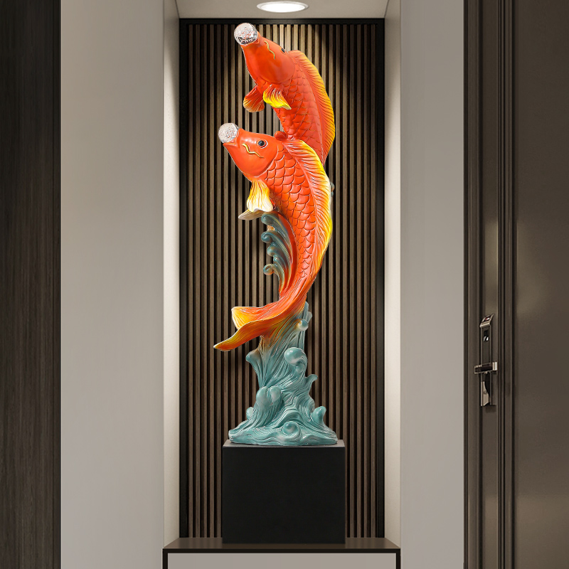 ห้ารสประติมากรรมปลา,รูปปั้นเรซ - Resin Art Floor บทวิจารณ์และราคา