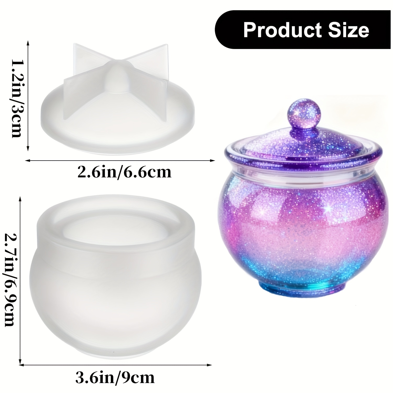 แม่พิมพ์เรซิ่นทรงกลม 1 ชุด พร้ - Resin Art Case บทวิจารณ์และราคา