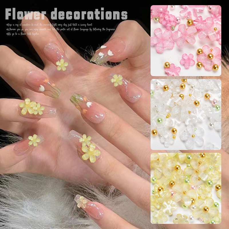 ชาร์มตกแต่งเล็บ 3 มิติ ลายดอกค - Resin Art Rose Petals บทวิจารณ์และราคา