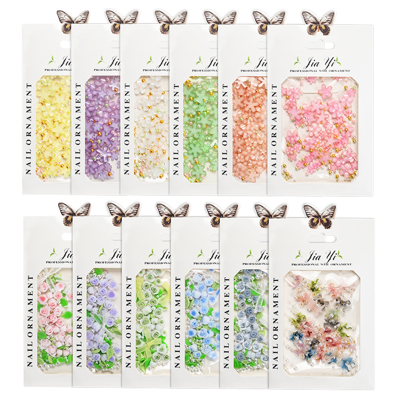 ชาร์มตกแต่งเล็บ 3 มิติ ลายดอกค - Resin Art Rose Petals บทวิจารณ์และราคา